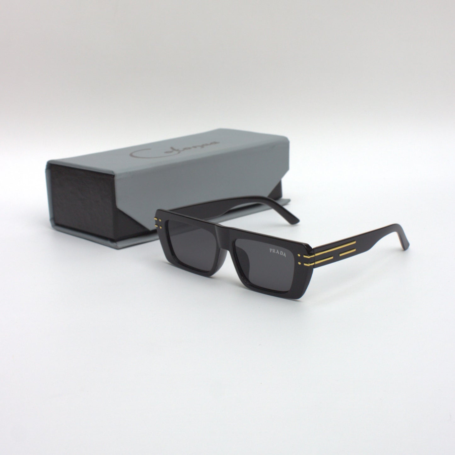A-9096-Black-Rectangular-Retro-Sunglasses