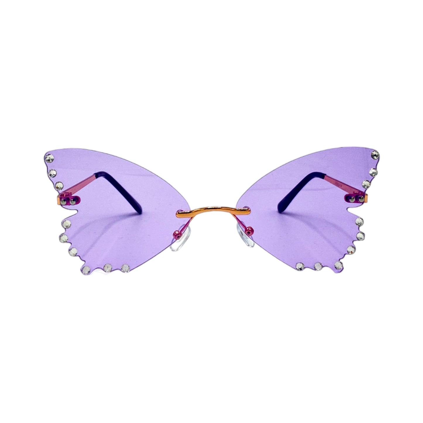 zoomed view of the 'Butterfly Party Sunglasses'
