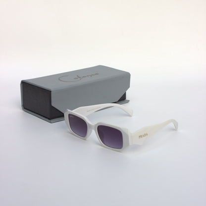 A-9088-White-Matte-Geometric-Sunglasses