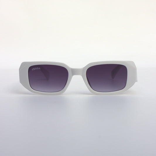 A-9088-White-Matte-Geometric-Sunglasses