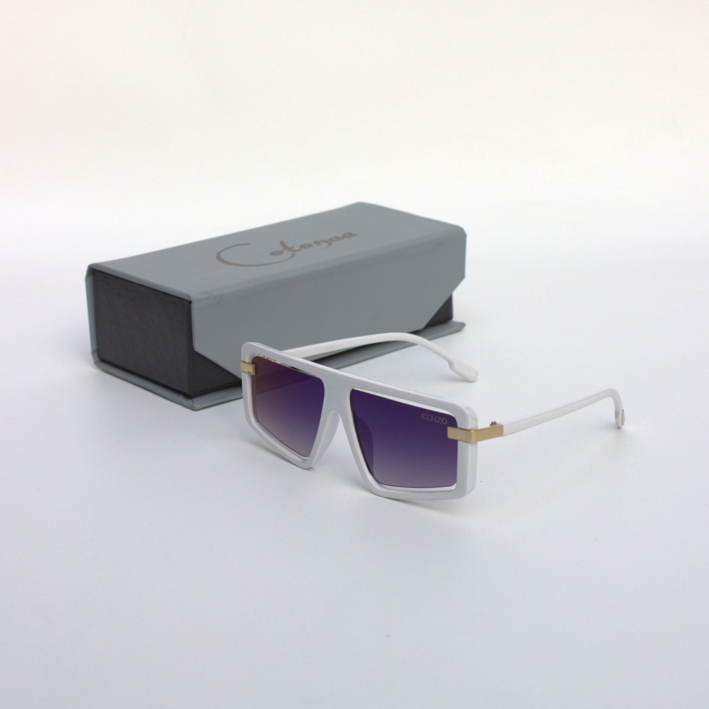 A-9093-White-Kenzo-Wide-Sunglasses