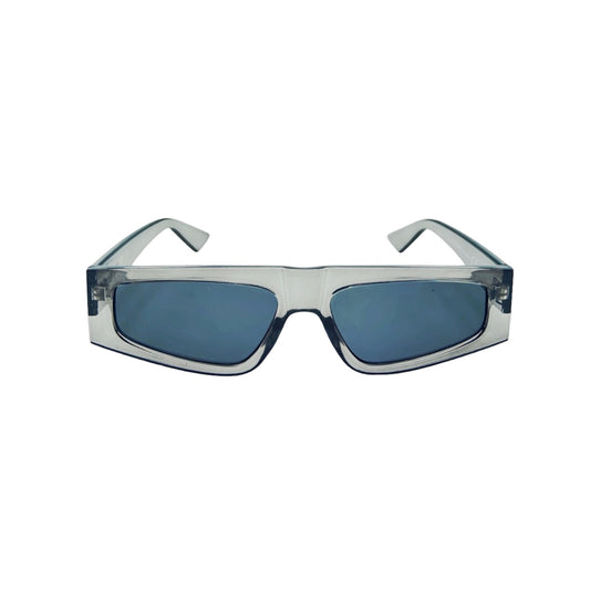 front view of the 'Crystal Black Retro (Casual & Party) Sunglasses'