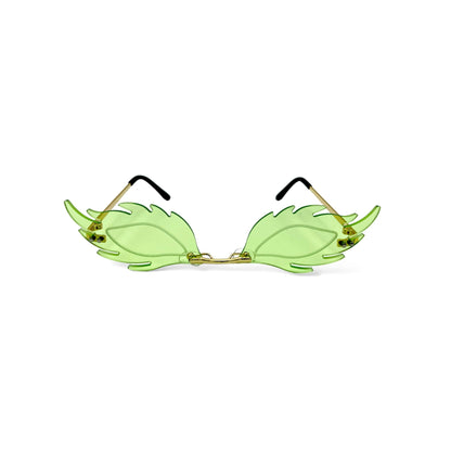 Green 'Elegant Fire Party Sunglasses'