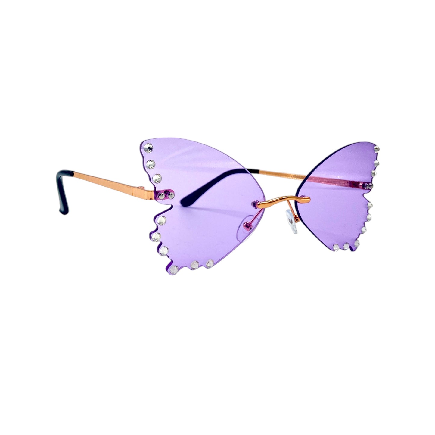 side view of the 'Butterfly Party Sunglasses'