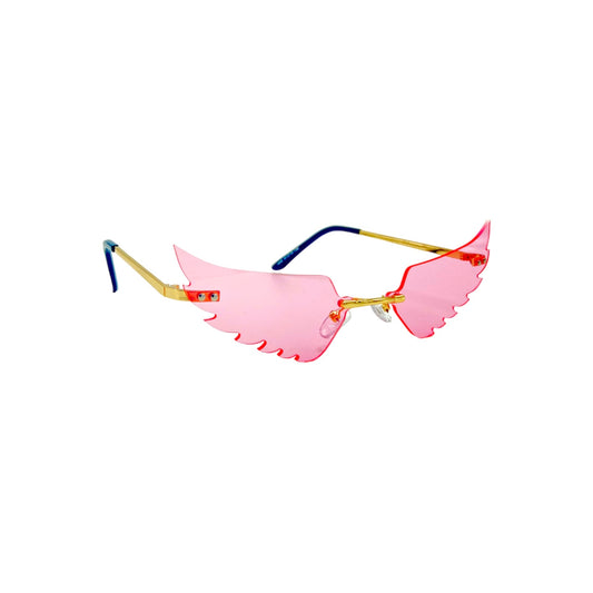 Zoomed view of the 'Fairy Wings Party Sunglasses'