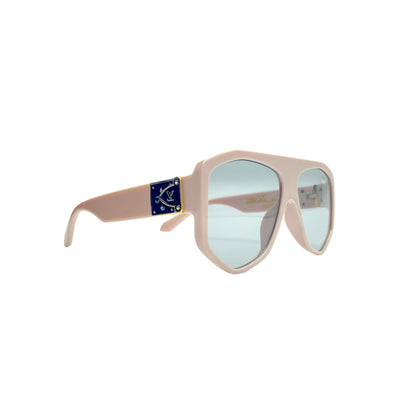 Pink 'Branded Casual Vintage Sunglasses'