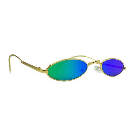 Purple Shade 'Oval Shaped Casual Party Sunglasses