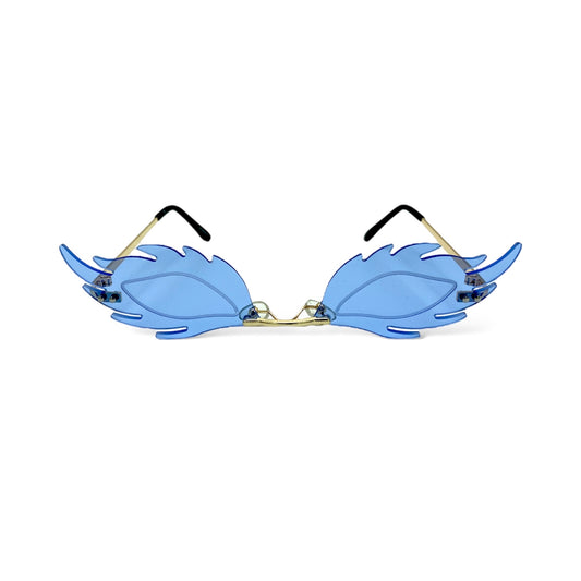 Blue 'Elegant Fire Party Sunglasses'