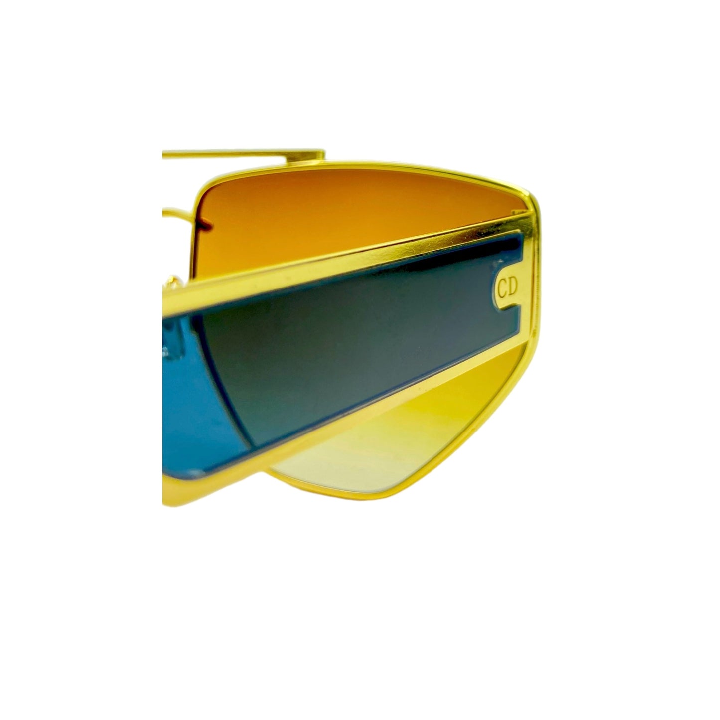 close view of the frame of the 'Branded Casual Sunglasses'