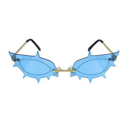 Blue 'Unique Cat Eye Party Sunglasses'