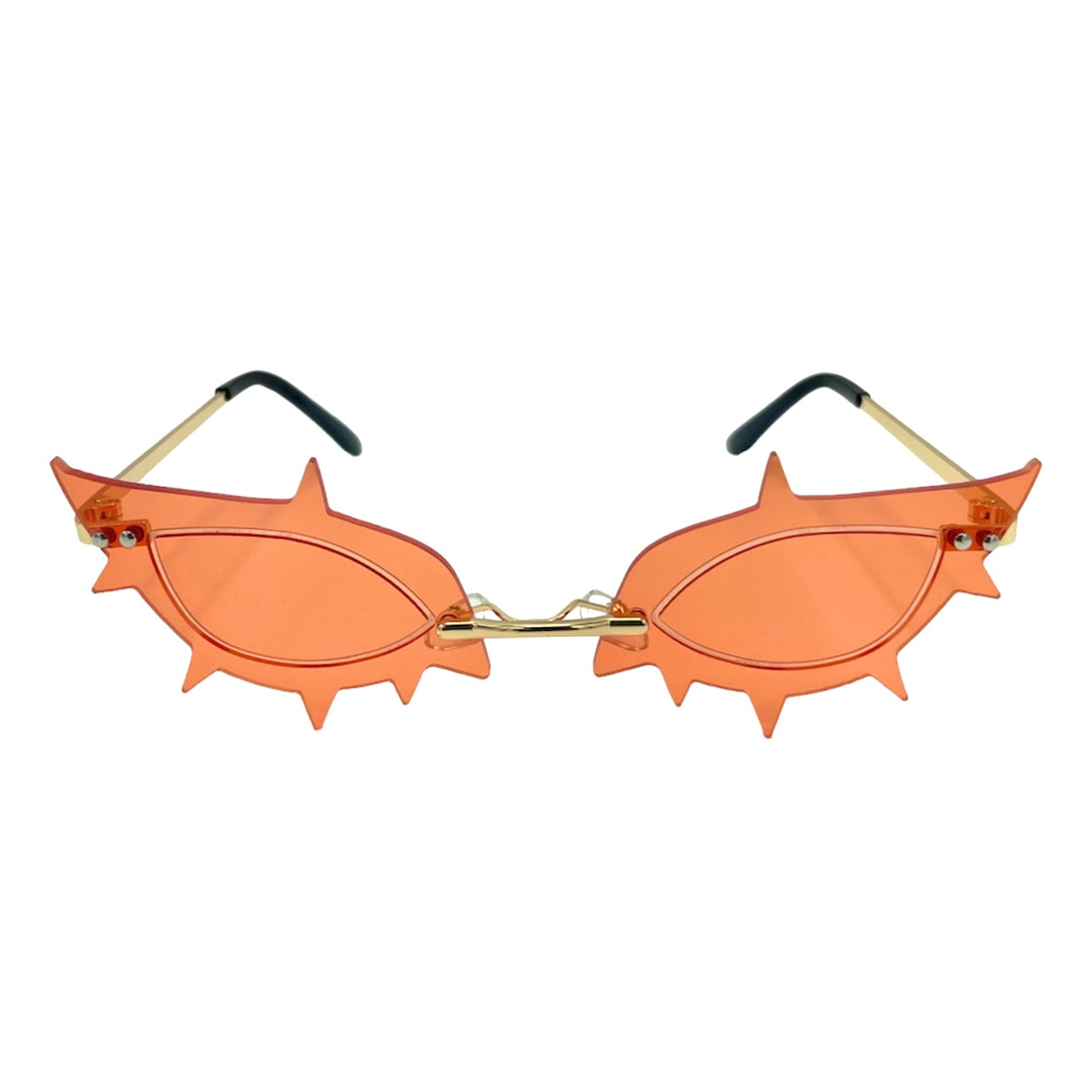 Orange 'Unique Cat Eye Party Sunglasses'