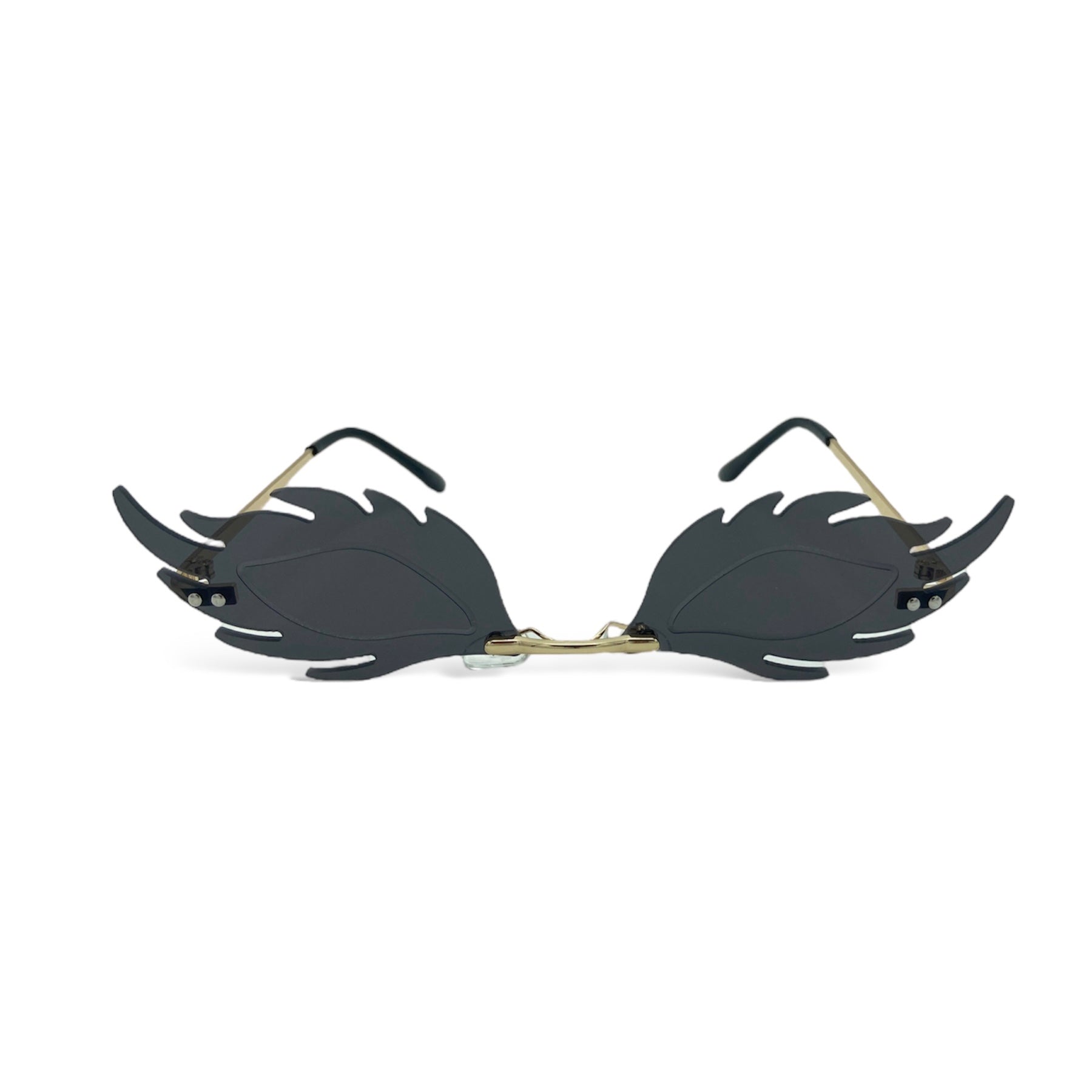 Black 'Elegant Fire Party Sunglasses'