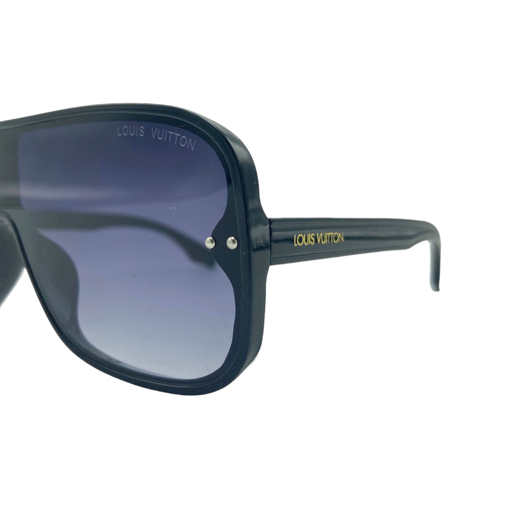 zoomed view of the black 'Cotonaa Branded Imported Casual Sunglasses'