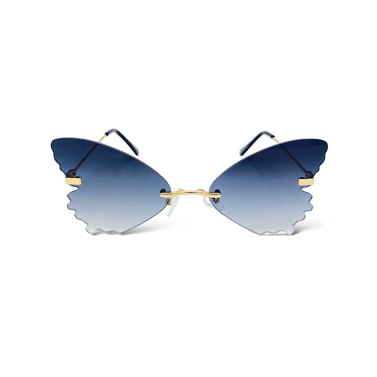 Front view of the 'Butterfly Tinted Party Sunglasses'