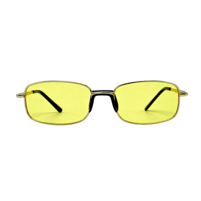 Yellow 'Retro punk Casual Sunglasses'